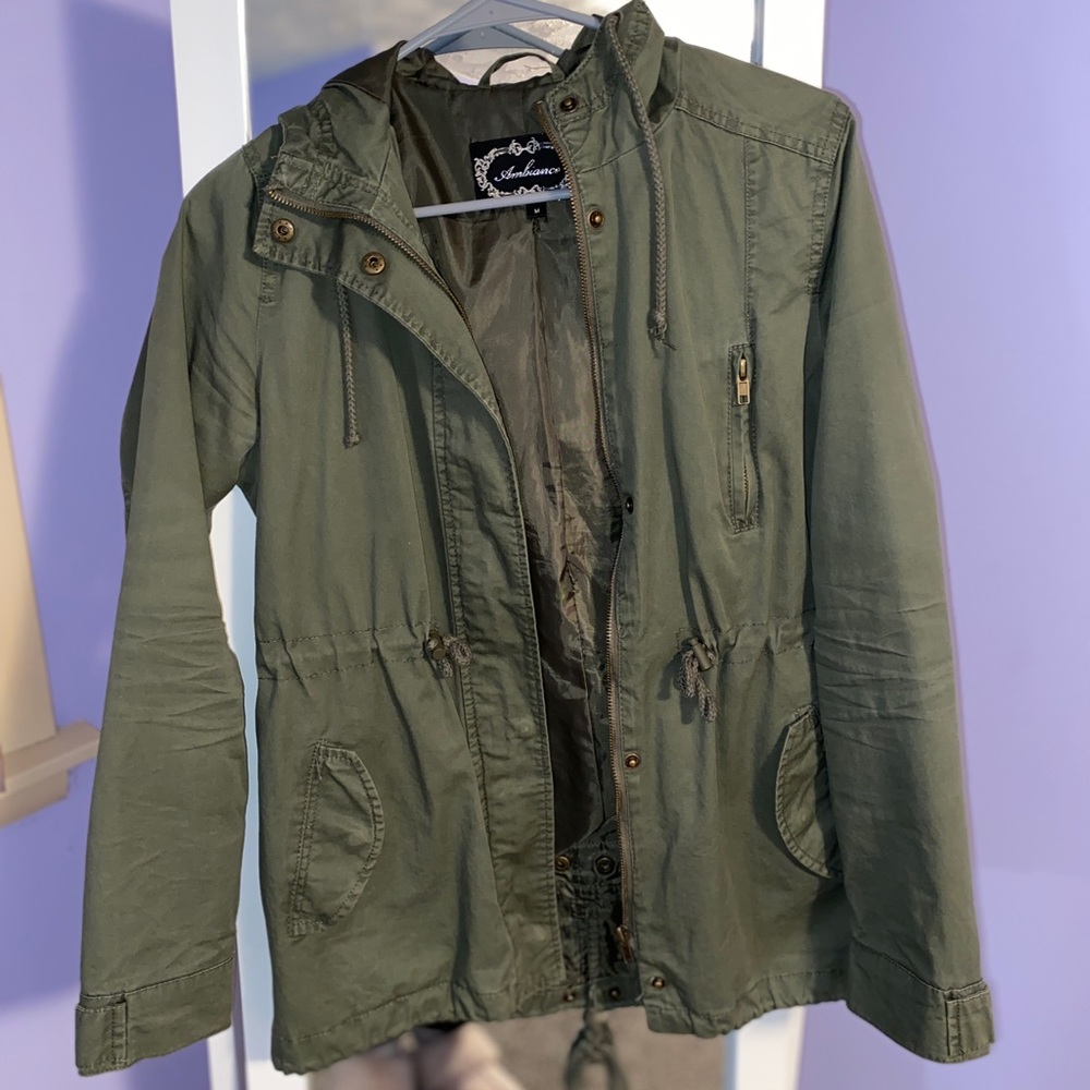 Ambiance Army Green Jacket